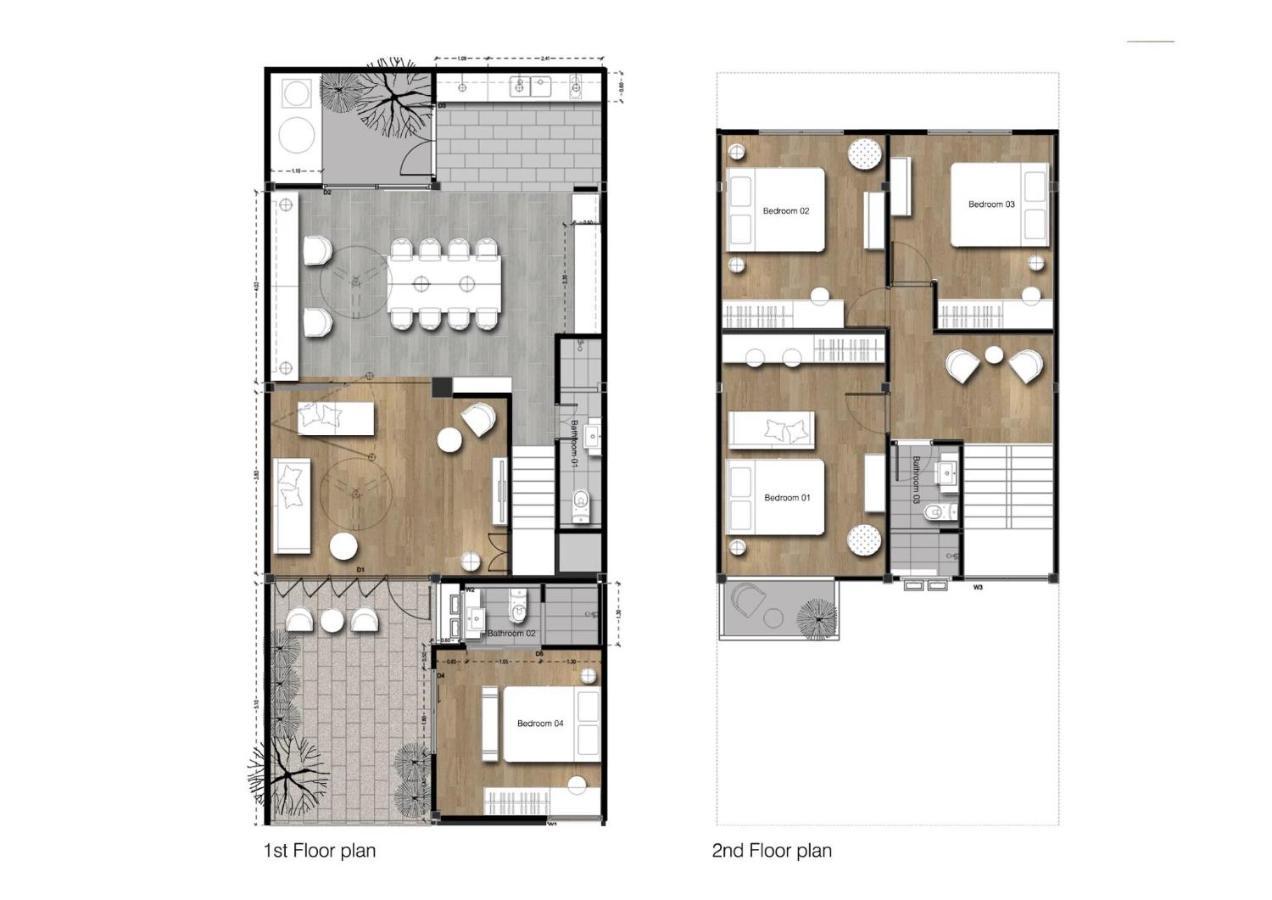 Villa Aridom Designer Loft House Bangkok Exterior foto